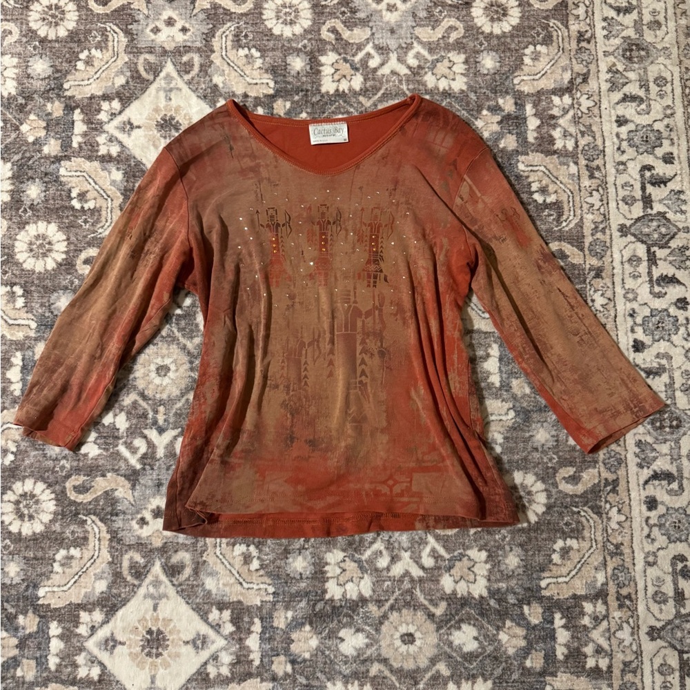 Vintage Medium Cactus Bay Longsleeve